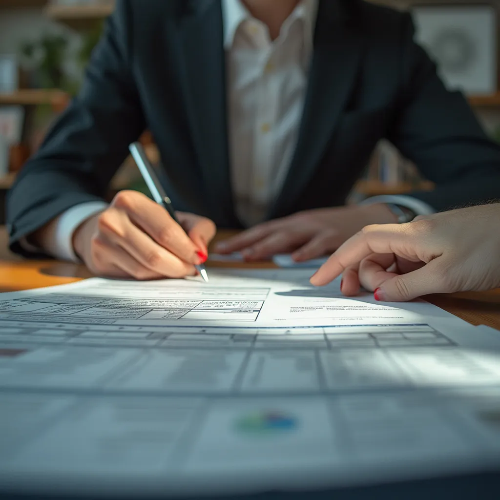 Équipe collaborant sur un projet fiscal